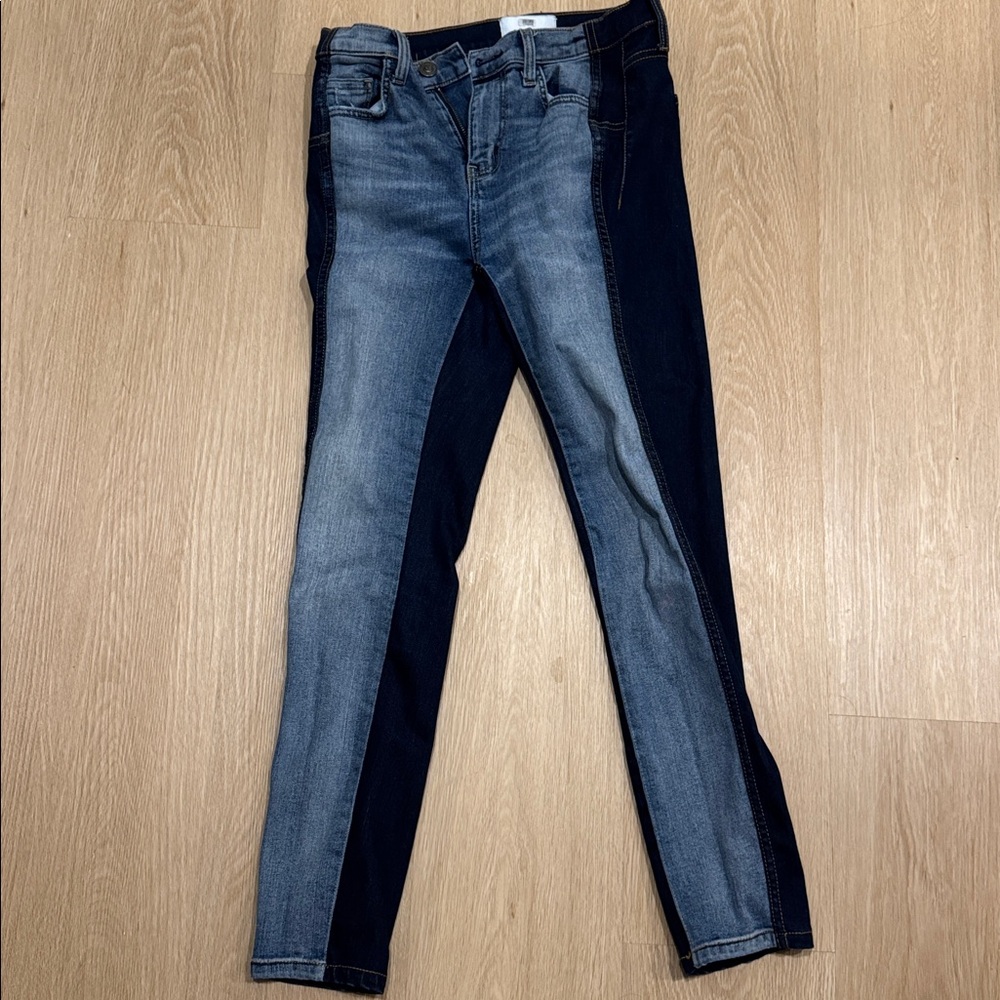 Current Elliot High Waste Two Tone Jeans - Picture 4 of 4